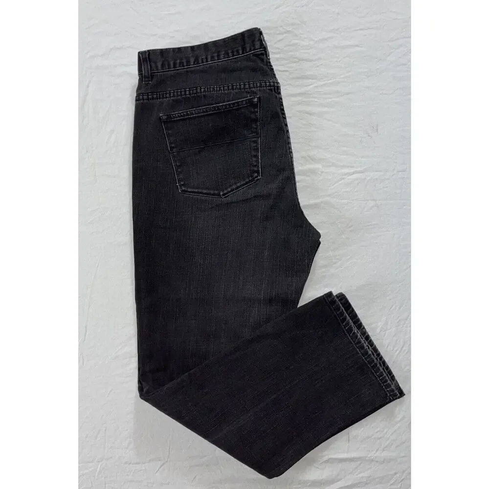 Ralph Lauren Classic Straight 5-Pocket Stretch Denim Jeans. LRL Logo. Women's 14 - Picture 2 of 9